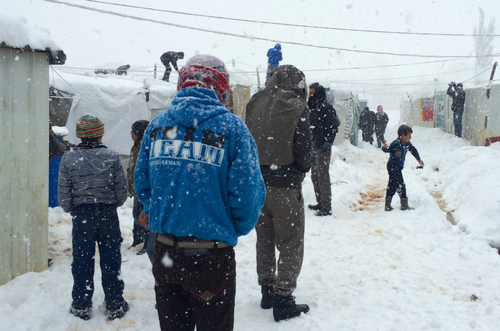 Upcoming winter weather poses threat to refugees around the world